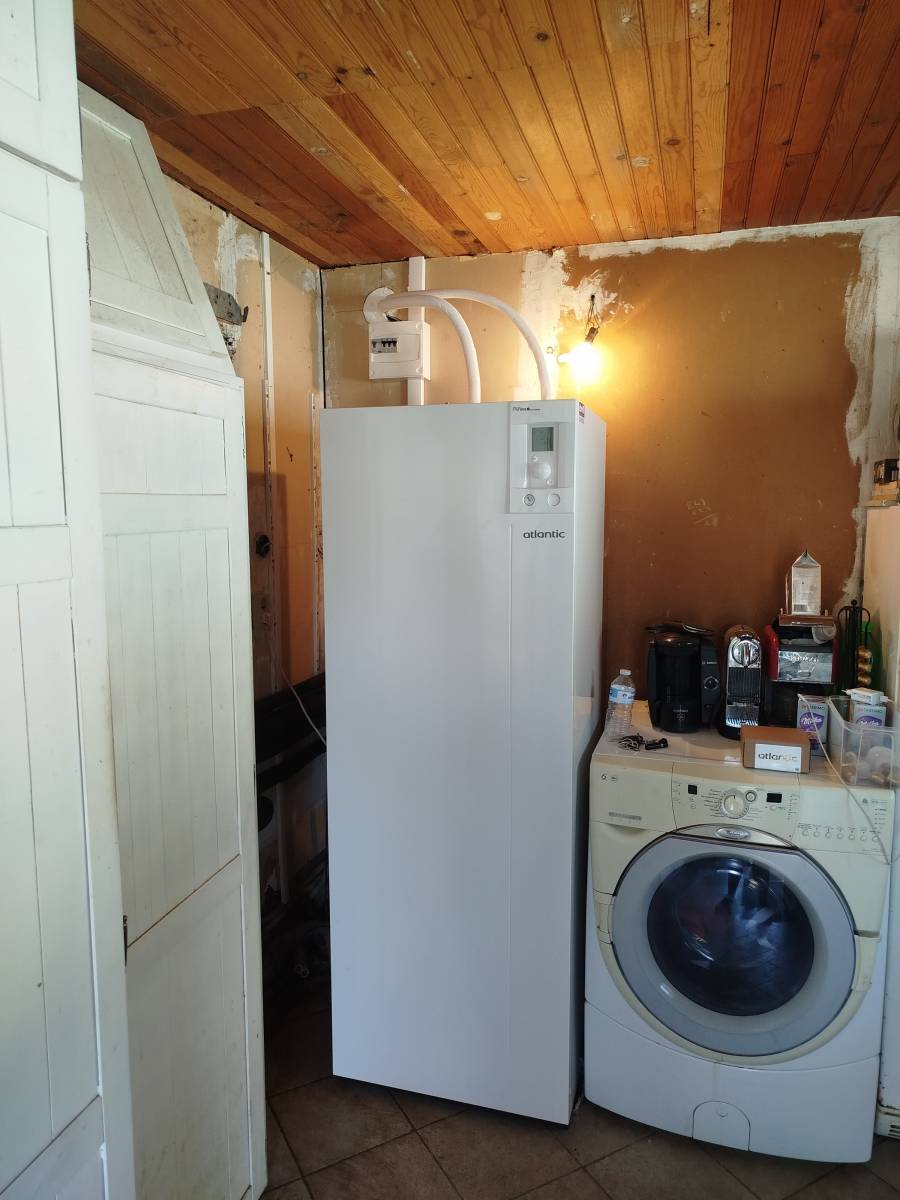 installation d une pompe à chaleur Atlantic alfea extensa  duo a amabares et lagrave